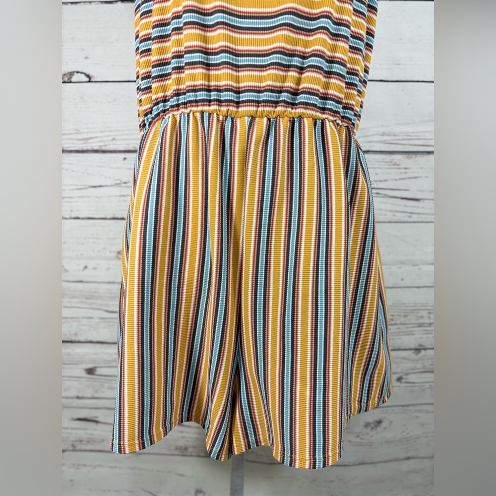 Wild Fable Multicolored Tube Top Strapless Romper in Size XL - Picture 6 of 11